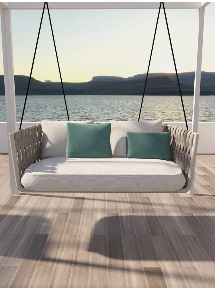 Couture Garden Furniture Rattan Balcony Swing Chair Patio Swings Hanging Chair Outdoor