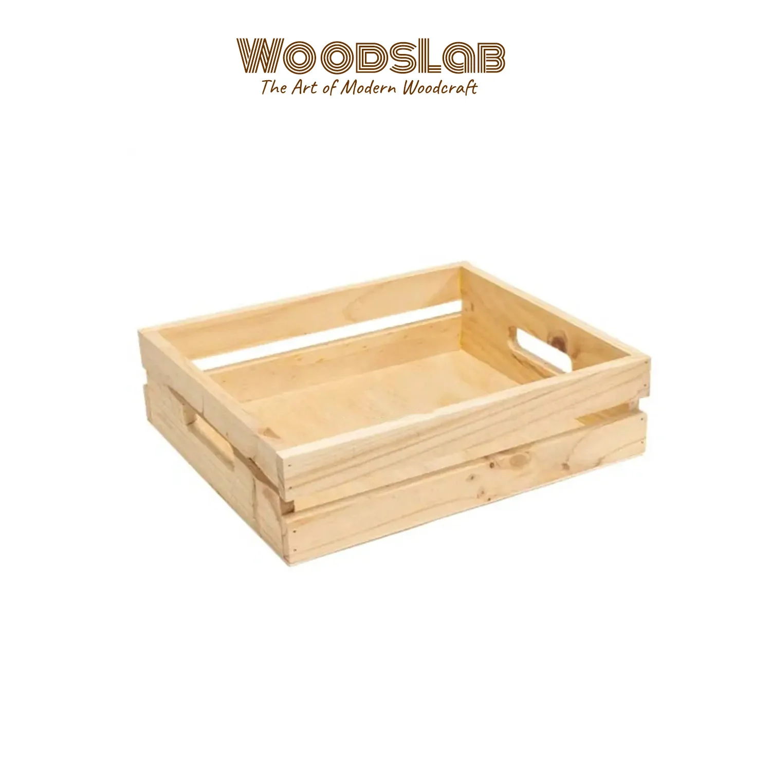 ลังไม้สน รุ่น LM14R | ลังไม้ฝาเปิดเรียบ สไตล์มินิมอล สำหรับจัดเก็บและตกแต่งบ้าน