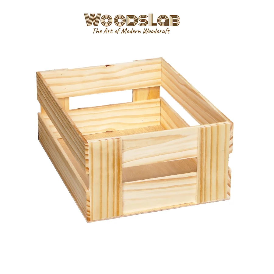 ลังไม้สนแท้ รุ่น LM3 ลังไม้พรีเมียม เก็บของ ตกแต่งร้าน คาเฟ่