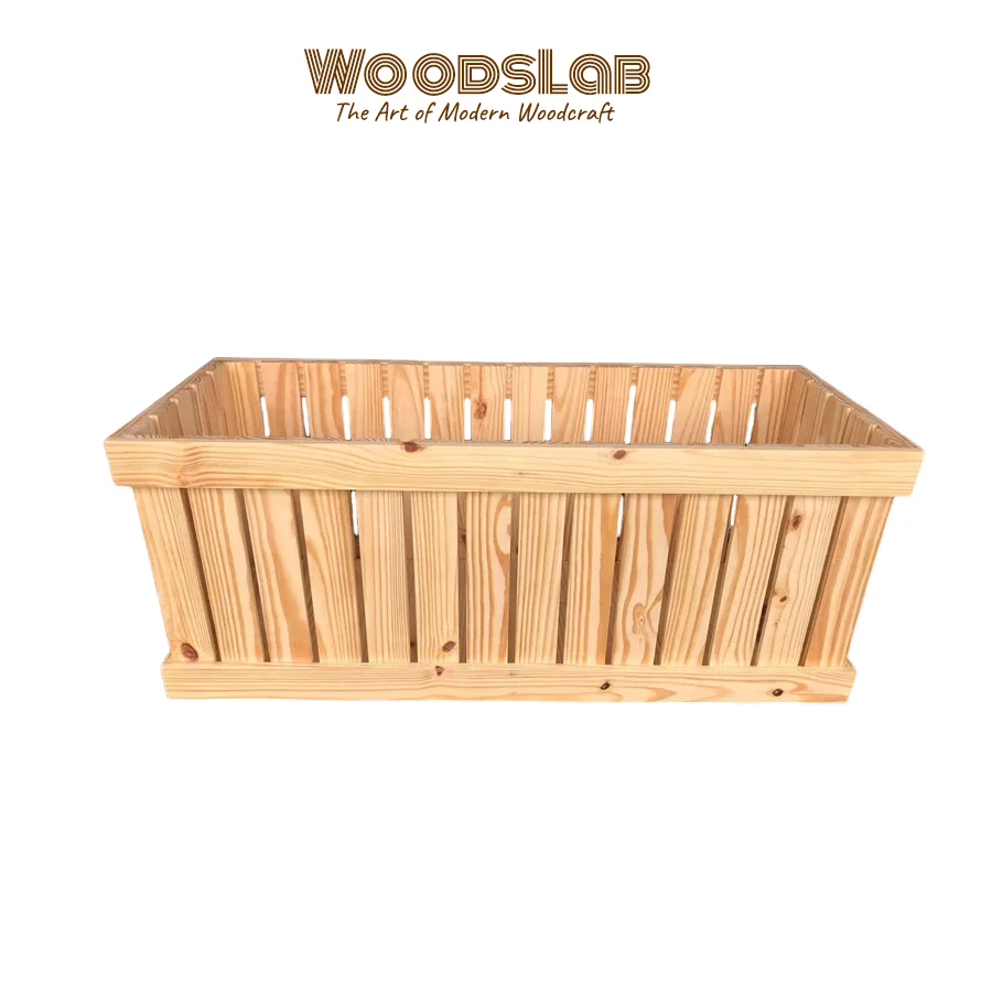 กล่องไม้สน / ลังไม้สน / กระบะไม้สน (3 ขนาด)