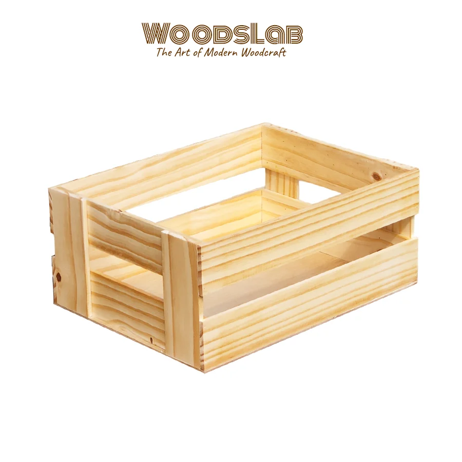 ลังไม้สนแท้ รุ่น LM3 ลังไม้พรีเมียม เก็บของ ตกแต่งร้าน คาเฟ่