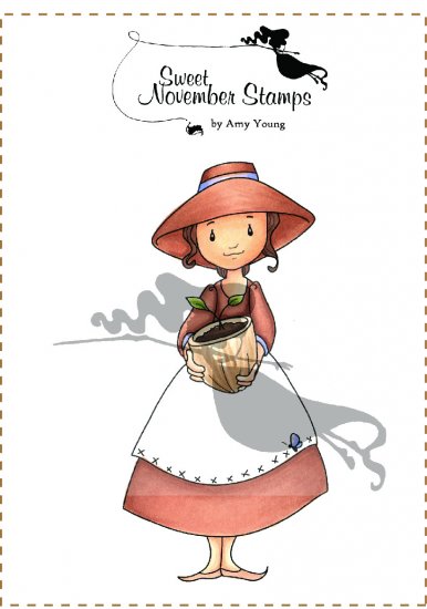 Gertie cling stamp แสตมป์เนื้อRubberคุณภาพใช้ดึงเปลี่ยนเล็งตำแหน่งที่จะปั๊มได้นำเข้าจาก USA