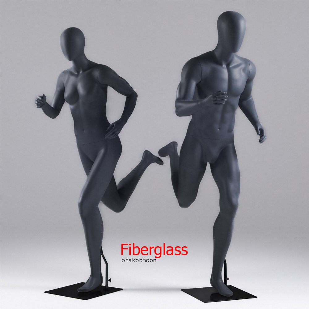 หุ่นโชว์ท่าวิ่งไฟเบอร์กลาส (พรีออเดอร์)