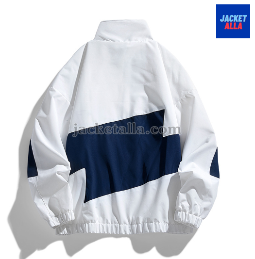 แจ็คเก็ตใหม่ Unisex หญิงชาย ฤดูใบไม้ผลิและฤดูใบไม้ร่วง เสื้อกันลมกีฬาลำลองคอปก Windbreaker วิ่งสบายๆ Nice