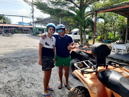 Phuket ATV 1 hour(450c.c.) + Zipline Phuket 15 Platforms & Big Buddha Tour Phuket X-3