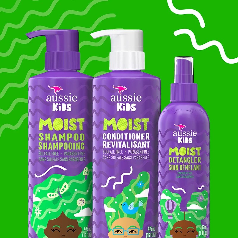 NEW!! Aussie Kids Shampoo & Conditioner - สูตร Moist แชมพูสำหรับเด็ก