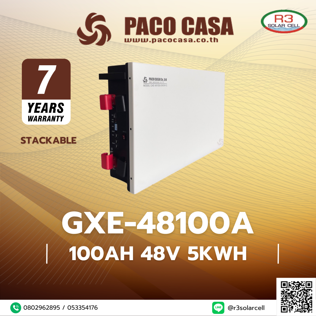 BATTERY LIFEPO4 PACO 100Ah 51.2V Stackable