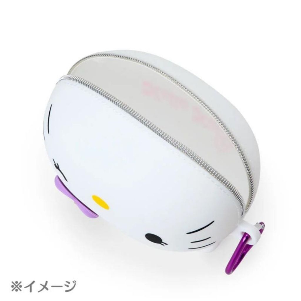 Sanrio - กระเป๋าใส่ดินสอ ปากกาซิลิโคน Kitty Suntan Silicone Pencil case