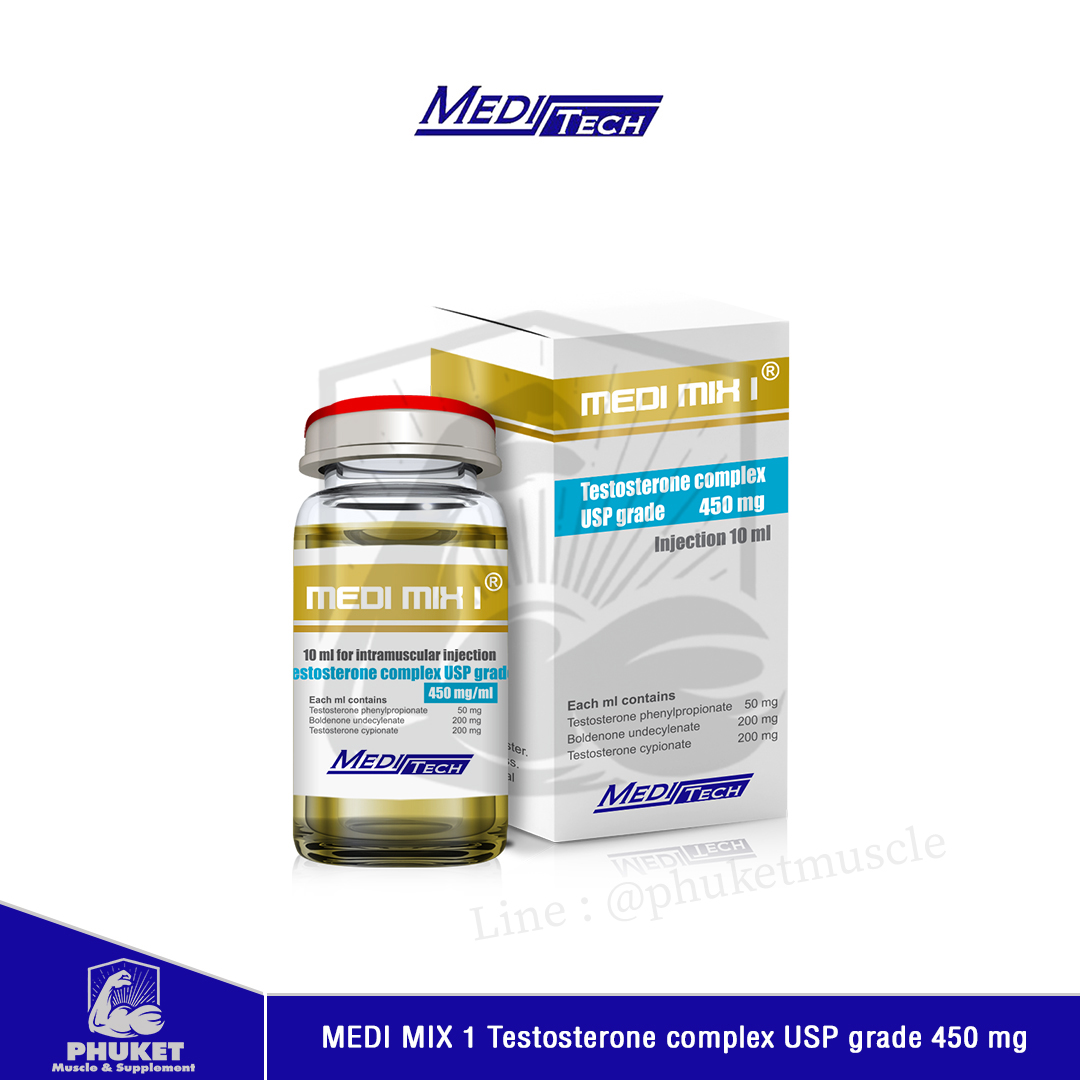 Meditech MEDI MIX 1 Testosterone complex USP grade 450 mg