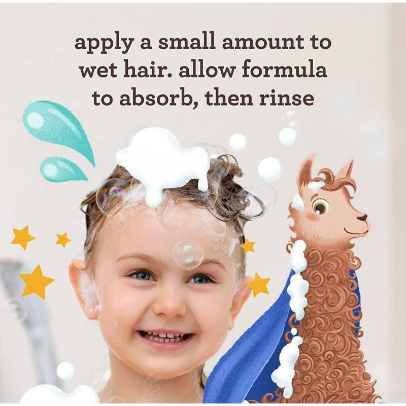 NEW!! Aveeno Kids ผลิตภัณฑ์อาบน้ำ สระผมสูตรสำหรับเด็กอายุ 3-7 ปี, Curly shampoo & conditioner, Detangling spray