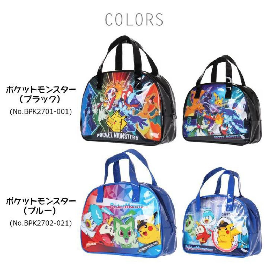 กระเป๋ากันน้ำ PVC กระเป๋าพลาสติกใส่ผ้าเปียกลายการ์ตูน Character Clear Boston Bag / Beach Bag จากญี่ปุ่น