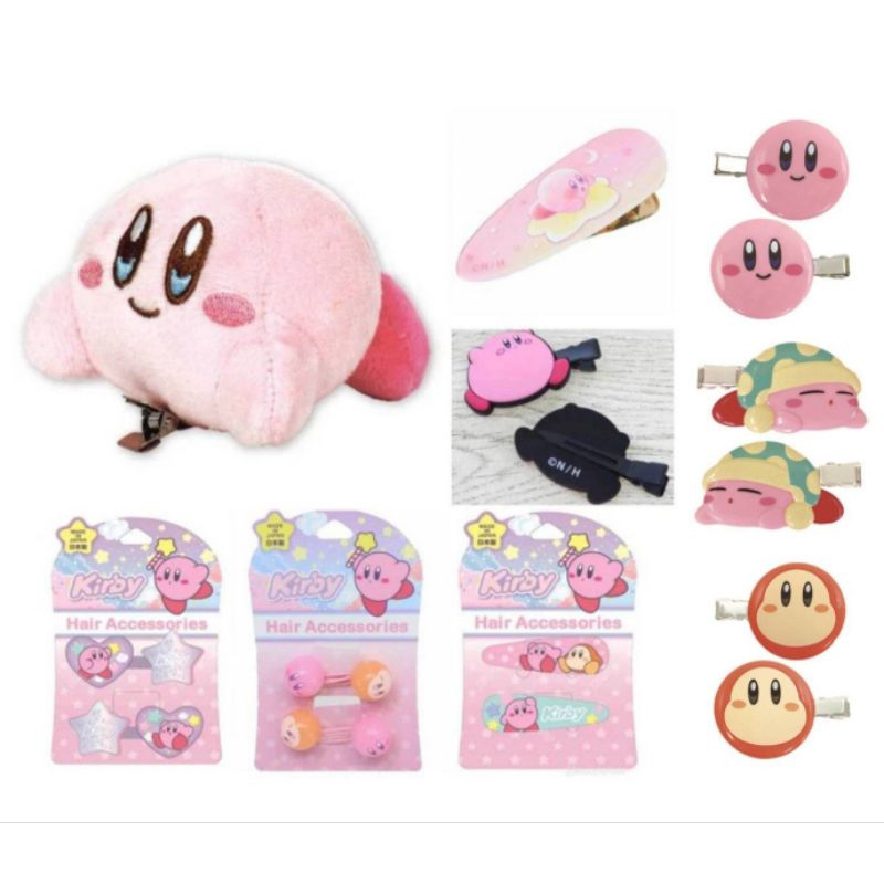กิ๊บติดผม Kirby's Dream Land hair clip กิ๊บหนีบผม ยางรัดผมเคอร์บี้