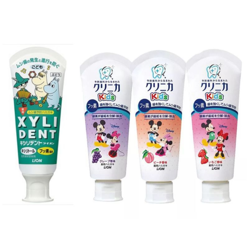 ยาสีฟันเด็ก Lion Clinica Kids Toothpaste / น้ำยาบ้วนปากสำหรับเด็ก