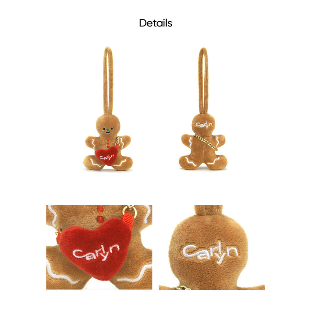 CARLYN Gingerbread Bag Charm_J73302010 พวงกุญเเจ Carlyn