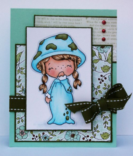 CC Swiss Pixie Mushroom stamp แสตมป์ Rubber คุณภาพ เล็งตำแหน่งที่จะปั๊มได้ นำเข้าจาก USA