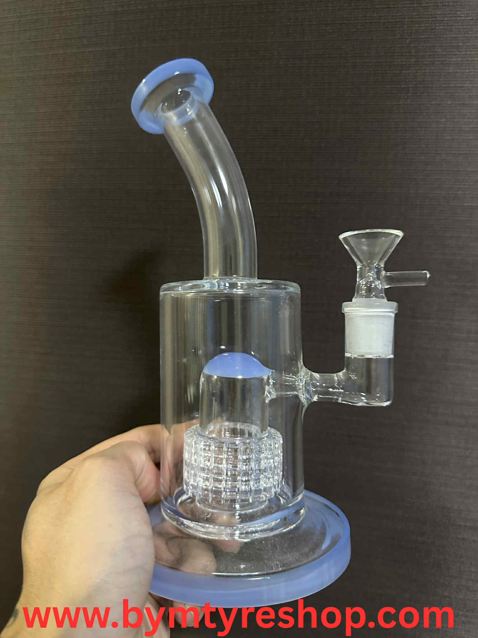 Blue Percolator Glass 23(cm.)