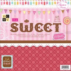 DC Sweet 12x12นิ้ว 48แผ่น 24แบบ (เป็นชุดPremium stack ทั้งแบบธรรมดาและglittered)