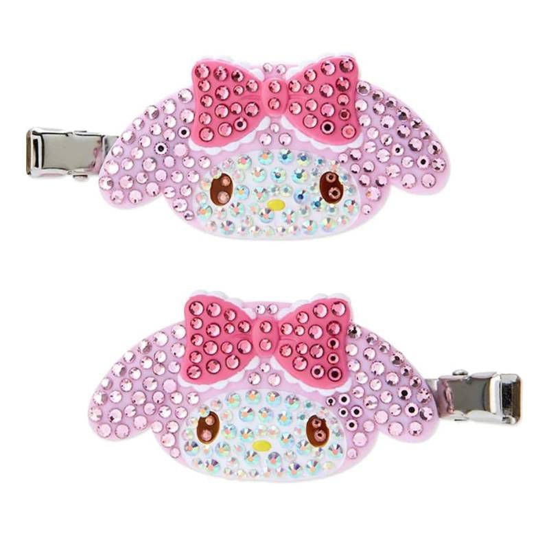กิ๊บติดผม Sanrio แบบเพชรลาย Kitty, My Melody - Sanrio Bangs clip (Jewel Deco)
