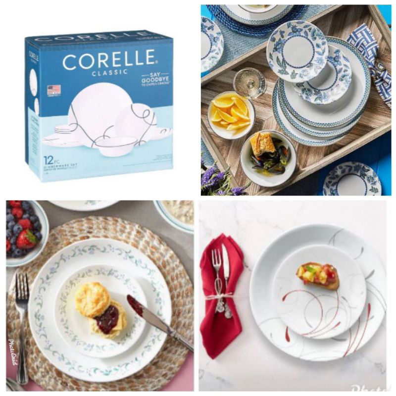 ชุดจาน/ชาม Corelle set (12/16 pcs) นำเข้าจากอเมริกา
