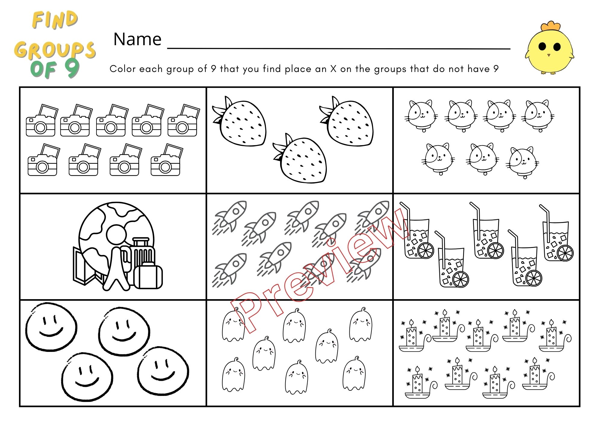 🍀ไฟล์ ใบงาน แบบฝึกนับตัวเลขระบายสี และการบวกเลขผลลัพธ์ไม่เกิน 20 สำหรับเด็กระดับ เตรียมอนุบาล - อนุบาล 3🍀