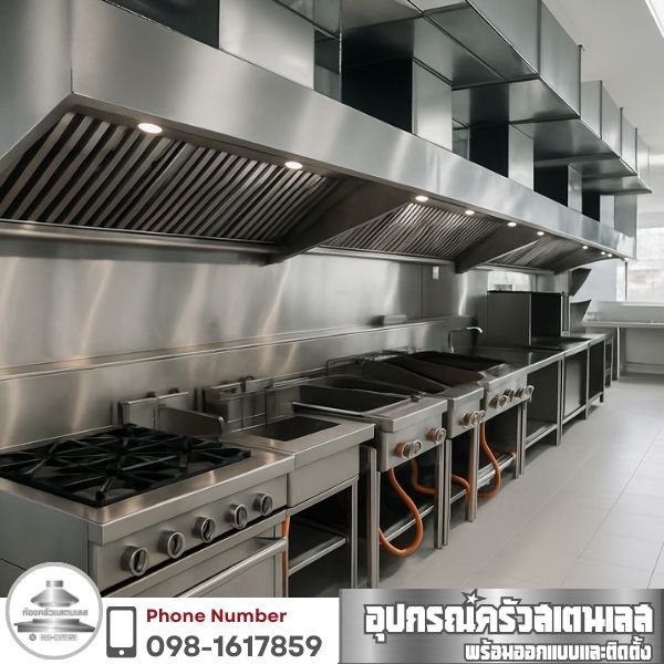 ครัวร้านอาหาร ขนาดกลางกรุงเทพ