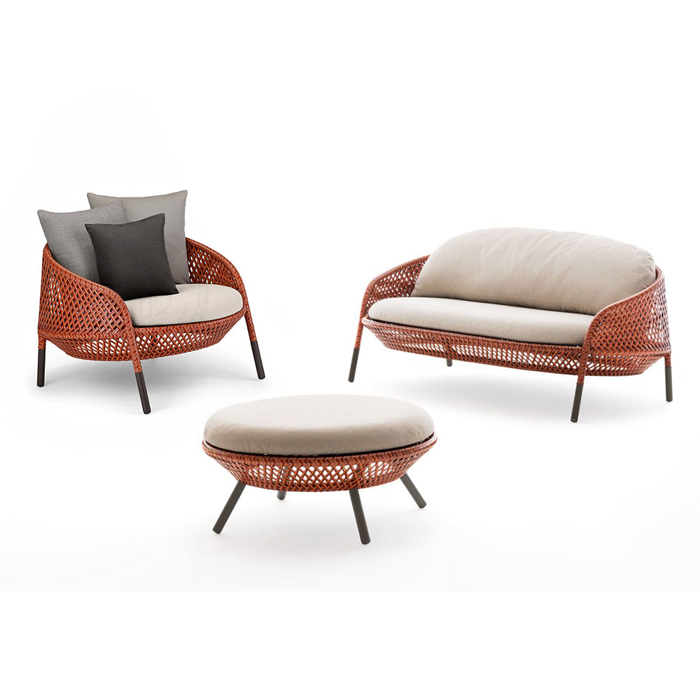 Sofa - Outdoor luxury garden furniture rattan back chair wicker patio outdoor lounge