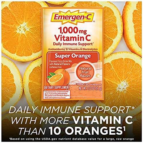 Emergen-C Vitamin C 1000mg. Daily Immune Support - 30 ซอง