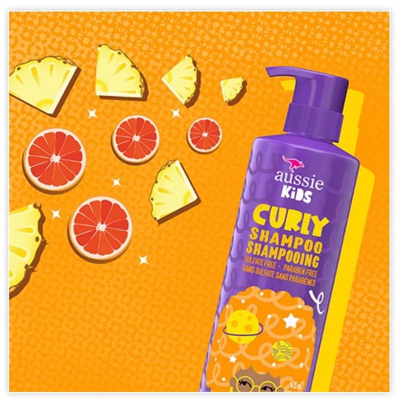 📣 สูตรใหม่! Aussie Kids Curly แชมพูสำหรับเด็กผมหยิก ฟู
