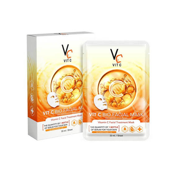 มาส์กวิตซีเกาหลี Vit C Facial Mask