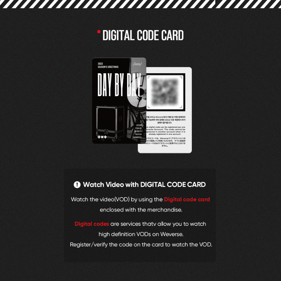 TXT TOMORROW X TOGETHER '2023 SEASON’S GREETINGS ซซกต ทีบายที / ทีเร้ก