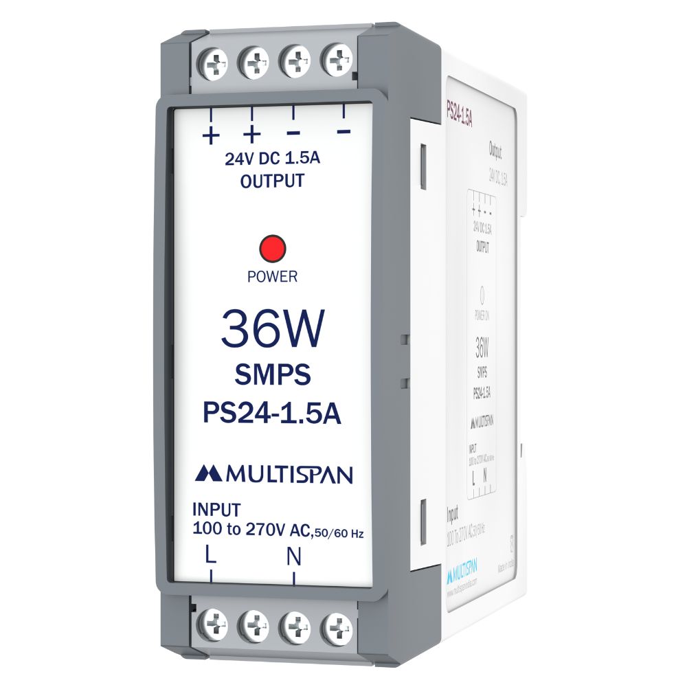 PS24-1.5A Power Supply Multispam แหล่งจ่ายไฟ 24VDC 36W 1.5A