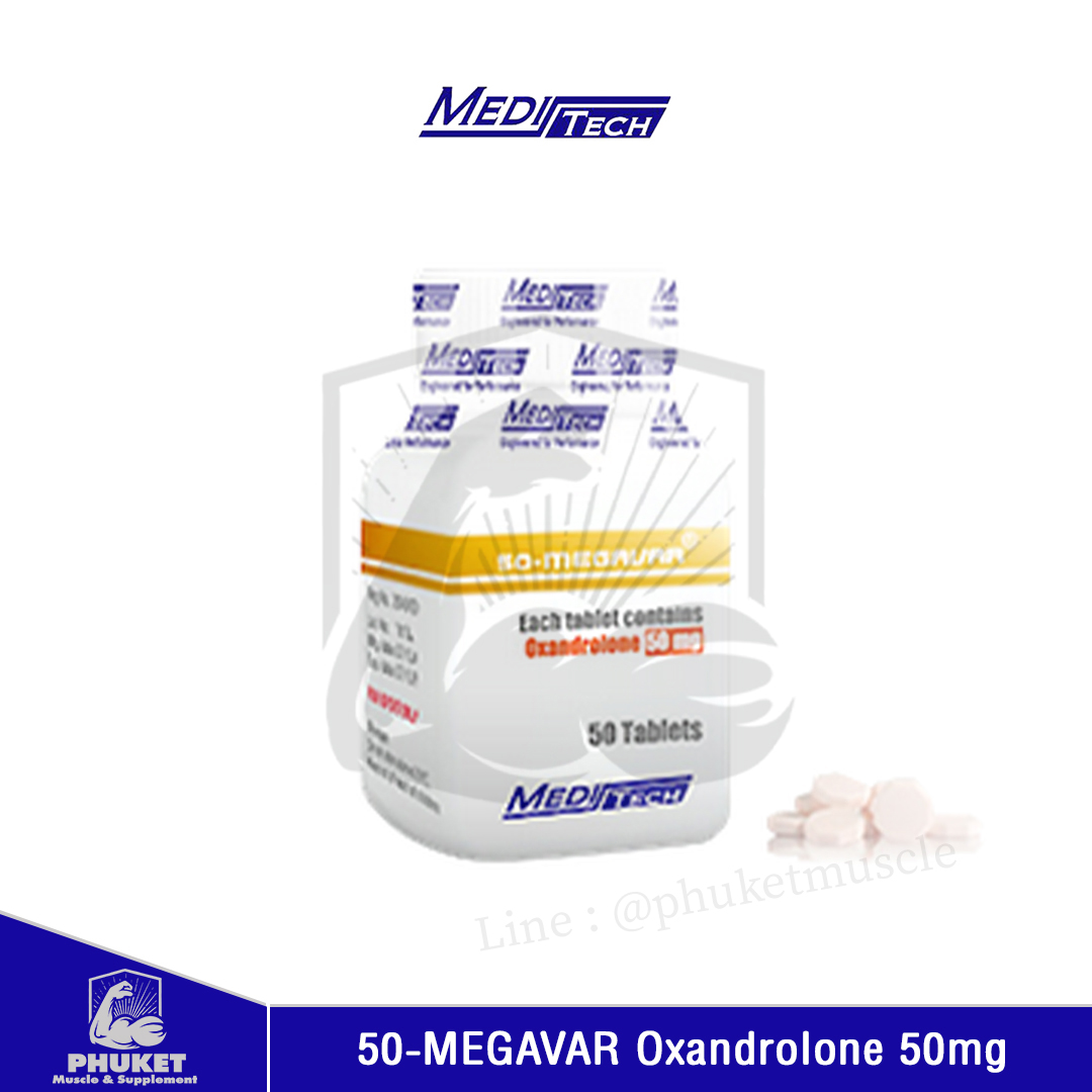 Meditech 50-MEGAVAR Oxandrolone 50mg
