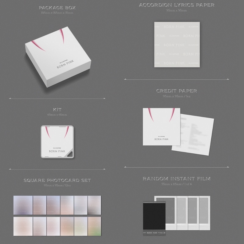 BLACKPINK 2nd ALBUM BORNPINK (แถมการ์ดเบเนฟิตKTOWN)