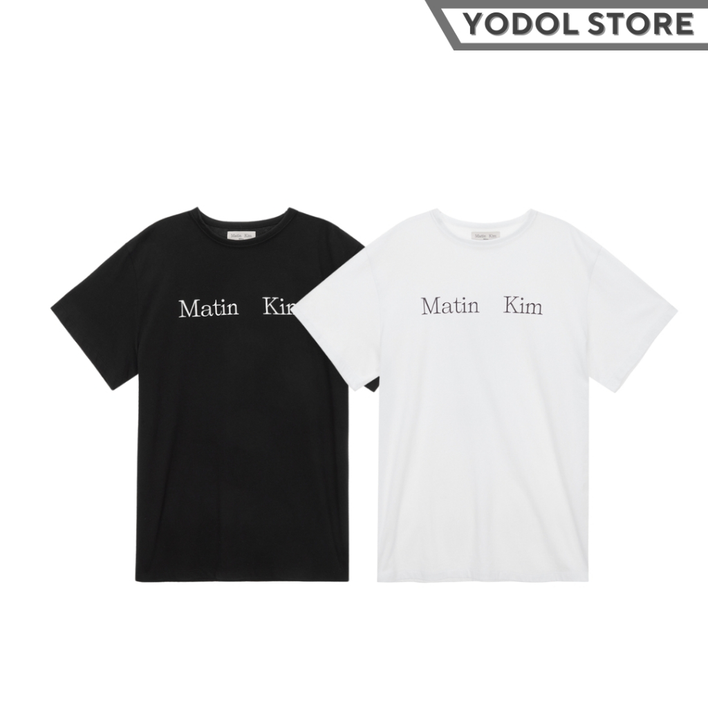 MATINKIM LOGO TOP IN BLACK & WHITE / เสื้อ matin kim