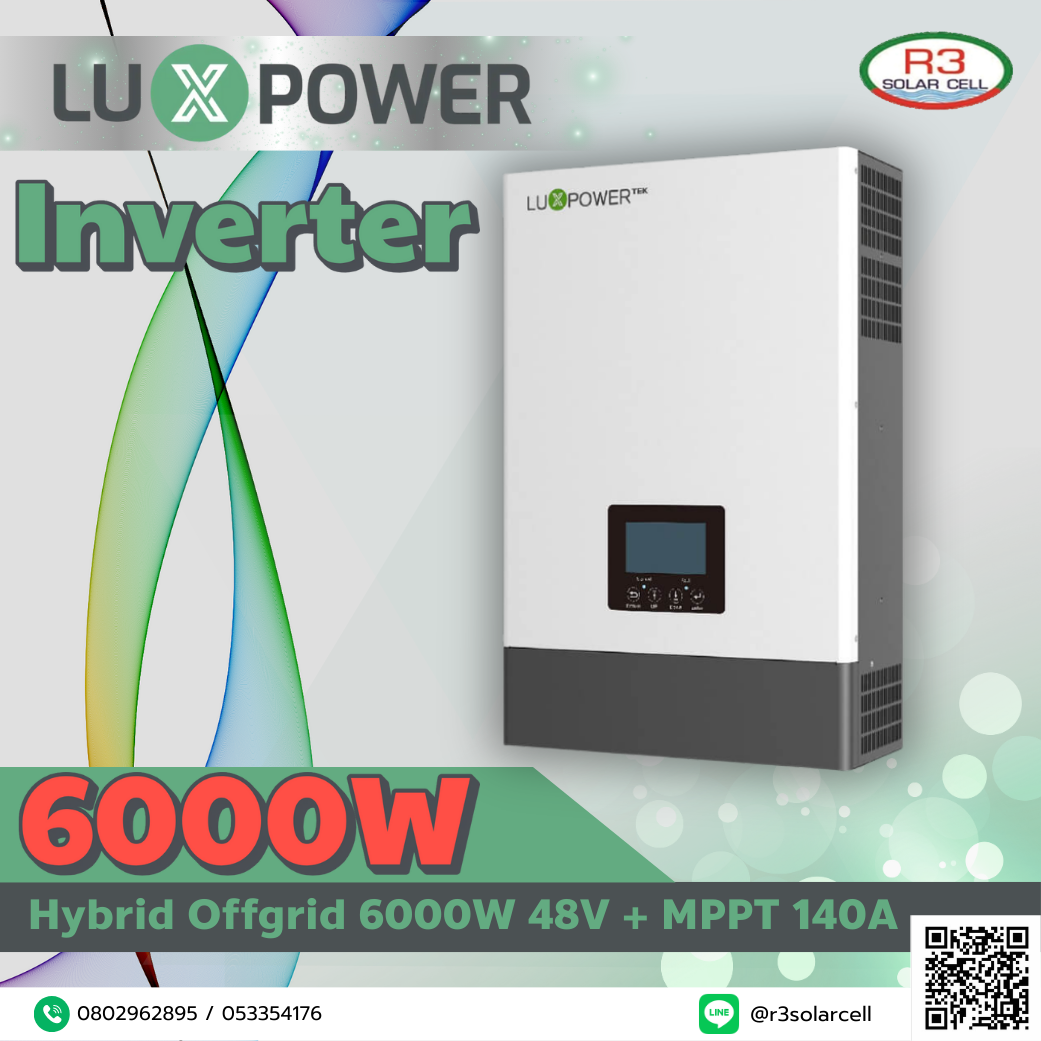 6kW Luxpower Hybrid Offgrid 6000W 48V + MPPT 140A