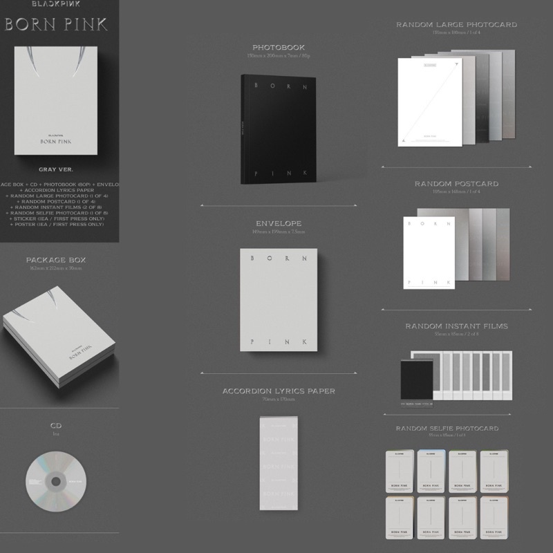 BLACKPINK 2nd ALBUM BORNPINK (แถมการ์ดเบเนฟิตKTOWN)
