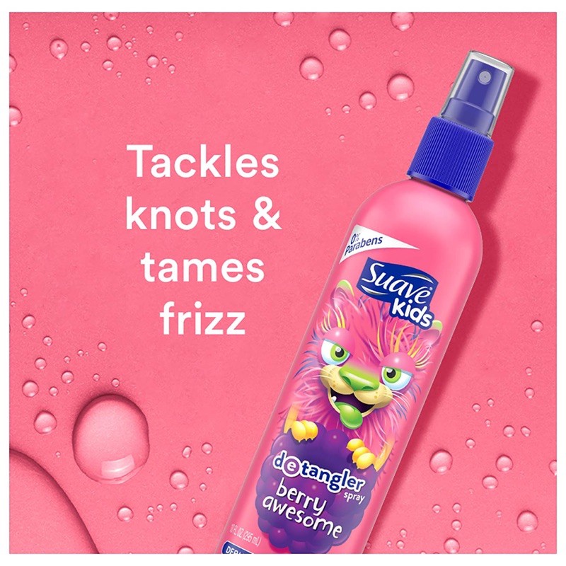 Suave Kids Detangler Spray สเปรย์แก้ผมพันกัน