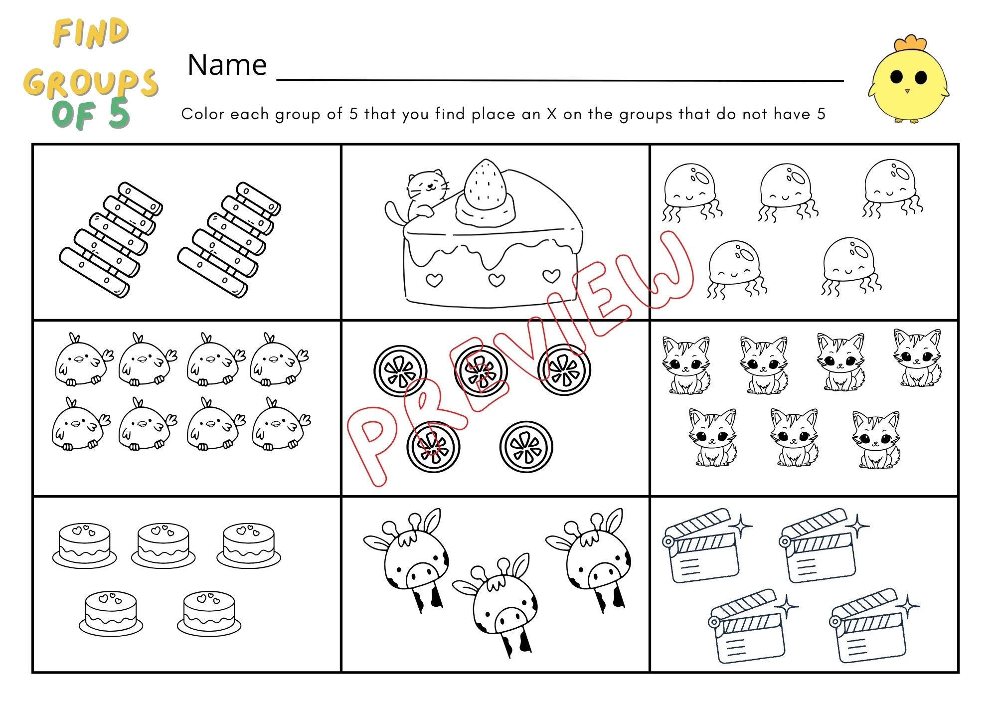 🍀ไฟล์ ใบงาน แบบฝึกนับตัวเลขระบายสี และการลบเลขผลลัพธ์ไม่เกิน 20 สำหรับเด็กระดับ เตรียมอนุบาล - อนุบาล 3🍀