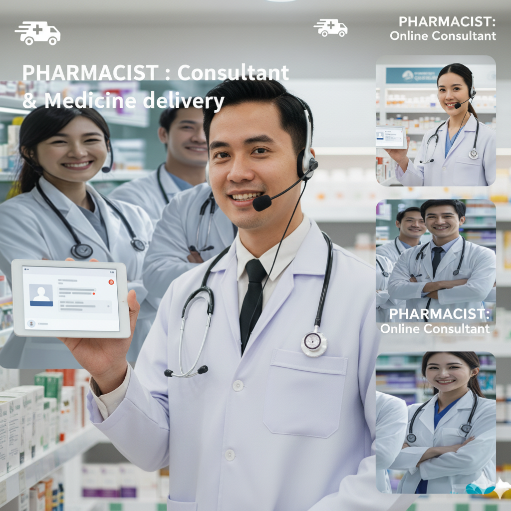 Pharmacist advice : only 79 baht per 15 minutes