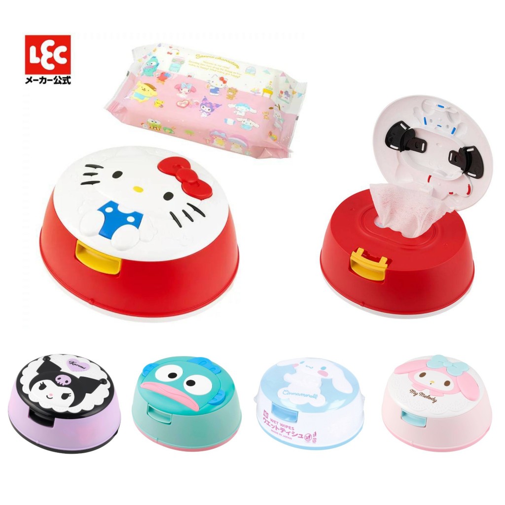 Sanrio wet tissue case กล่องใส่ทิชชู่เปียกลาย Kitty / My Melody / Kuromi พร้อมทิชชู่เปียก 80 แผ่น
