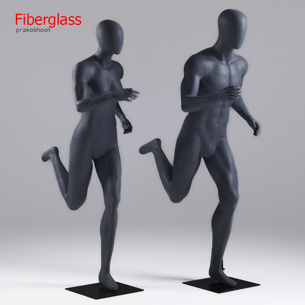 หุ่นโชว์ท่าวิ่งไฟเบอร์กลาส (พรีออเดอร์)