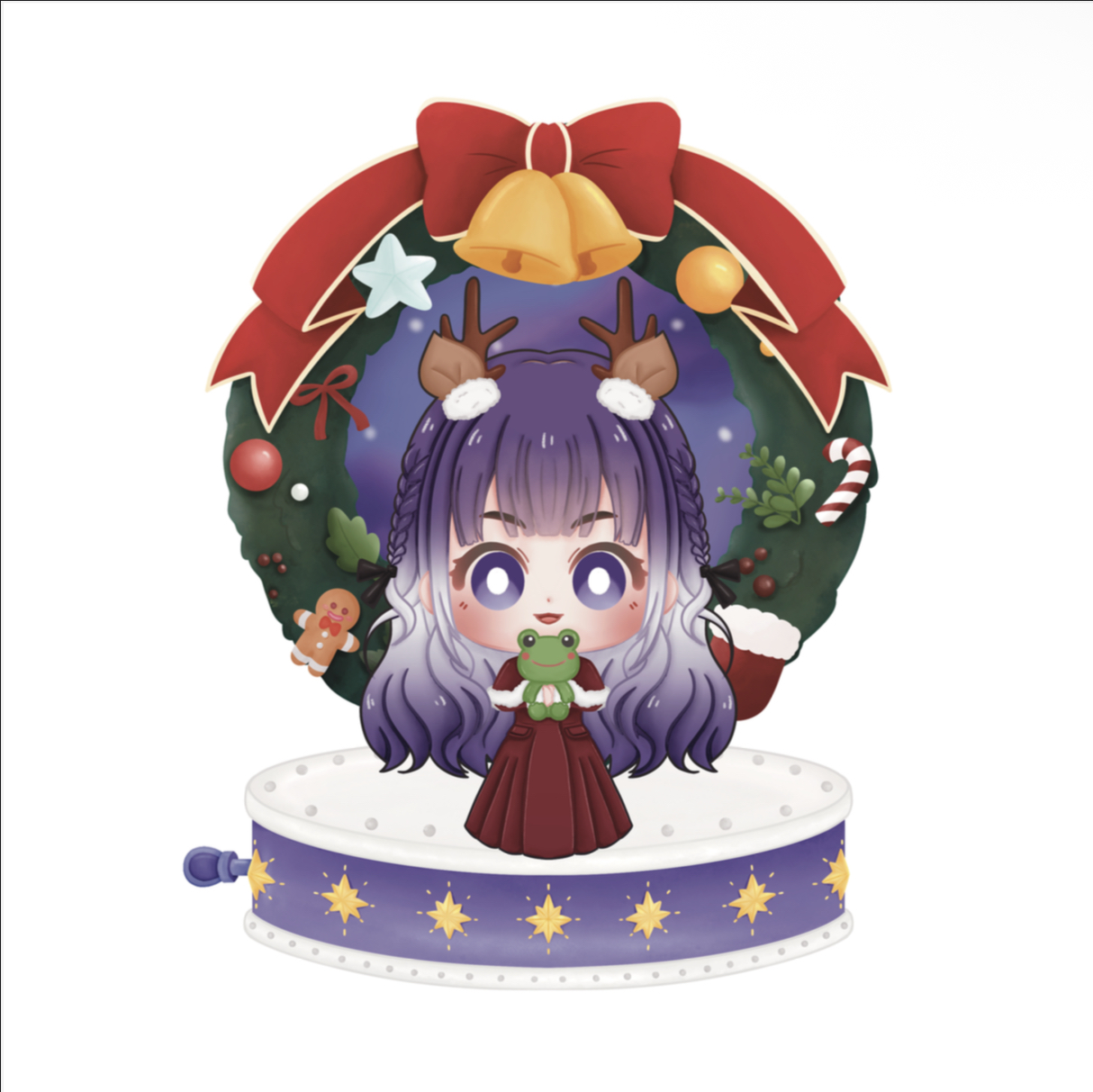 Christmas Keychain Acrylic