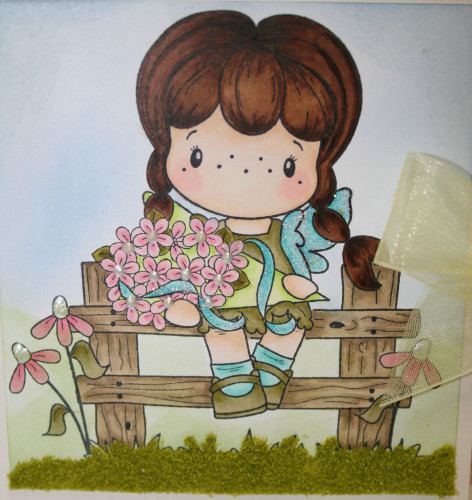 CC Bouquet Birgitta stamp แสตมป์ Rubber คุณภาพ เล็งตำแหน่งที่จะปั๊มได้ นำเข้าจาก USA