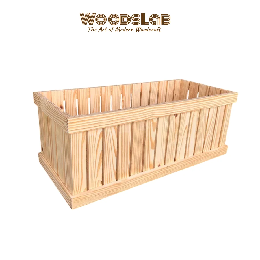 กล่องไม้สน / ลังไม้สน / กระบะไม้สน (3 ขนาด)