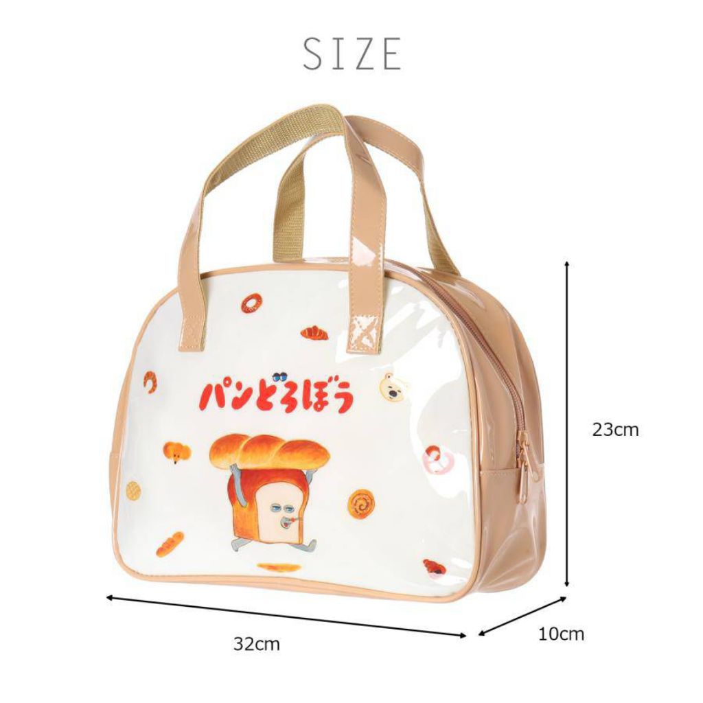 กระเป๋ากันน้ำ PVC กระเป๋าพลาสติกใส่ผ้าเปียกลายการ์ตูน Character Clear Boston Bag / Beach Bag จากญี่ปุ่น