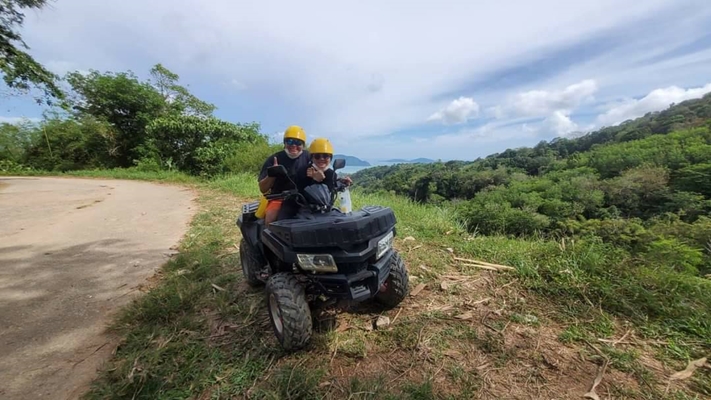 Phuket ATV 1 hour(450c.c.) + Zipline Phuket 15 Platforms & Big Buddha Tour Phuket X-3