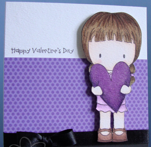 TP Cherrie With Heart stamp แสตมป์ Rubber คุณภาพ เล็งตำแหน่งที่จะปั๊มได้ นำเข้าจาก USA