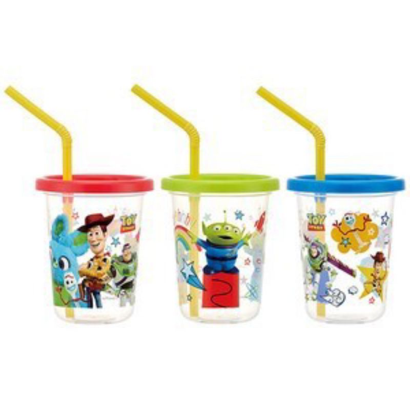 Skater - Tumbler with straw 230ml. แก้วน้ำเด็กมีฝาปิด พร้อมหลอดดูดเซท 3 ใบ