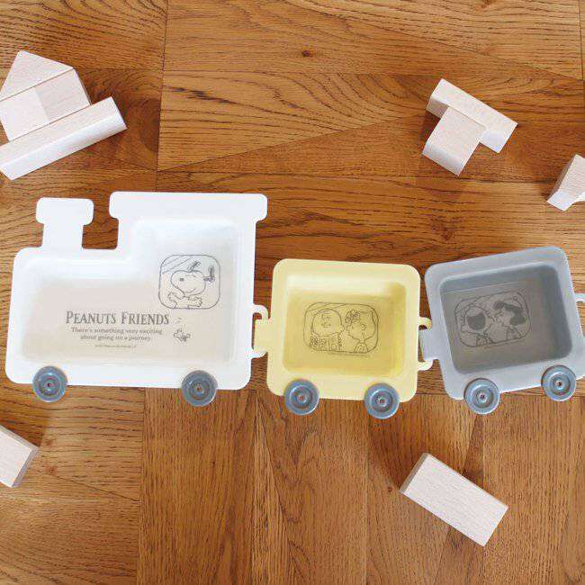 Disney Train Lunch Plate set ชุดจานหลุมรถไฟ 3 ชิ้น Made in Japan - Nishiki