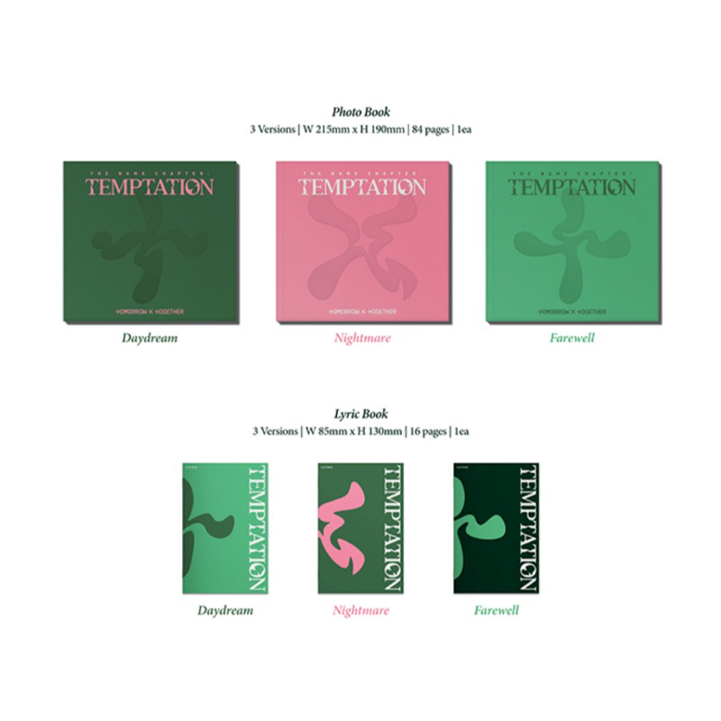 TXT - The Name Chapter: TEMPTATION (SET) + ของแถมweverse